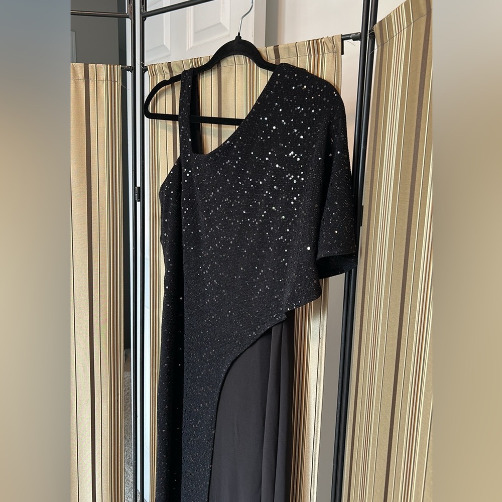 NWOT Draped one shoulder jumpsuit